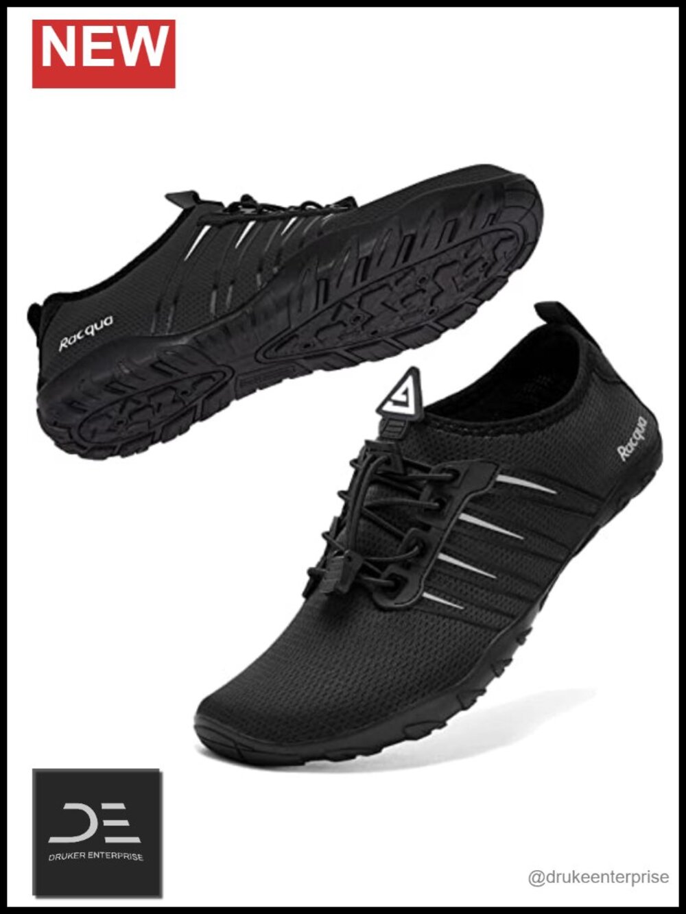 Quick Dry Barefoot Water Shoes With Drainage Holes For Women